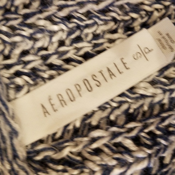 AEROPOSTALE Blue & White Sweater - Picture 5 of 6